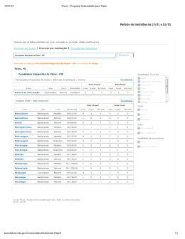 16/01/13 Prouni- Programa Universidade para Todos