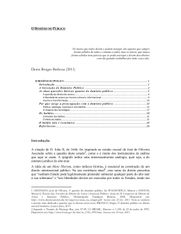 Dom&iacute;nio P&uacute;blico - Denis Borges Barbosa