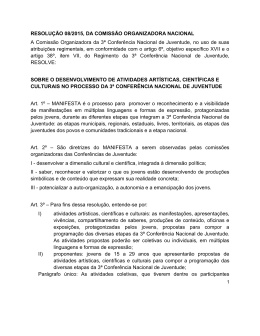 Saiba Mais - Juventude