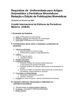 Submetidos a Periódicos Biomédicos