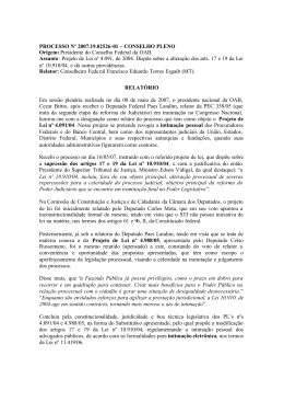 Projeto de Lei n&ordm; 4.091 - Ordem dos Advogados do Brasil