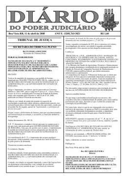 EDI&Ccedil;&Atilde;O 3821.pmd - Di&aacute;rio da Justi&ccedil;a Eletr&ocirc;nico - TJRR