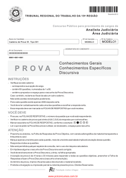 Prova - Curso FMB