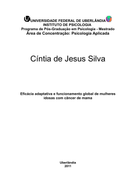 UNIVERSIDADE FEDERAL DE UBERLÂNDIA