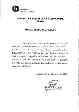 EDITAL 034/2015