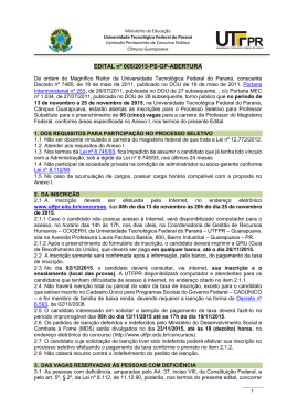 EDITAL n&ordm; 005/2015-PS-GP-ABERTURA