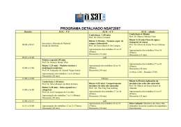 PROGRAMA DETALHADO NSAT2007