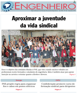 Aproximar a juventude da vida sindical - FNE