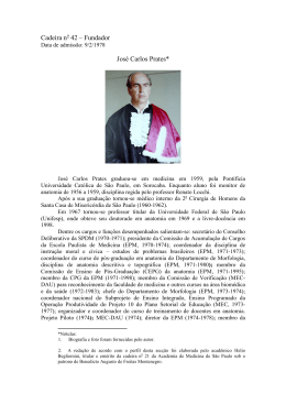 Jos&eacute; Carlos Prates - Academia de Medicina de S&atilde;o Paulo