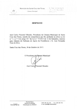Jose Carlos Pimentel Mendes. Presidente. da C&acirc;mara Municipal de