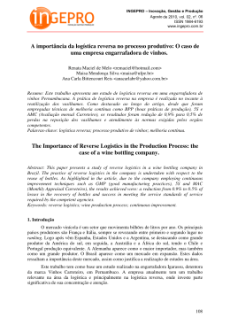 A import&acirc;ncia da log&iacute;stica reversa no processo produtivo: O caso de