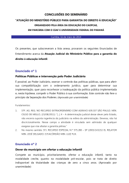 Enunciados aprovados