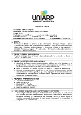 plano estatuto da crian&ccedil;a e adolescente
