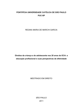 PONTIF&Iacute;CIA UNIVERSIDADE CAT&Oacute;LICA DE S&Atilde;O PAULO PUC