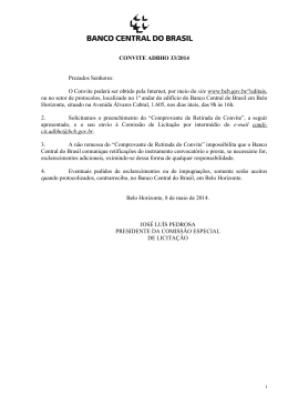 Edital completo - Banco Central do Brasil