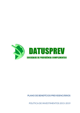 Pol&iacute;tica de Investimento