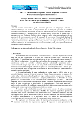 172 EPA - A Internacionaliza&ccedil;&atilde;o do Ensino Superior: o caso
