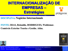 PITÁGORAS_2.4a_Internacionalizacão de empresas