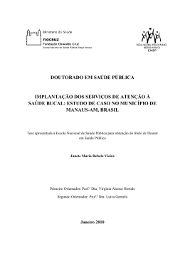 doutorado em sa&uacute;de p&uacute;blica implanta&ccedil;&atilde;o dos - Arca
