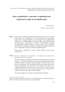 Entre a gratifica&ccedil;&atilde;o e a opress&atilde;o