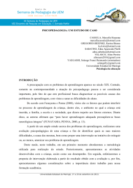 Semana de Pedagogia da UEM