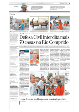 17-01-11 DefesaCivil interdita mais 70 casas no Rio
