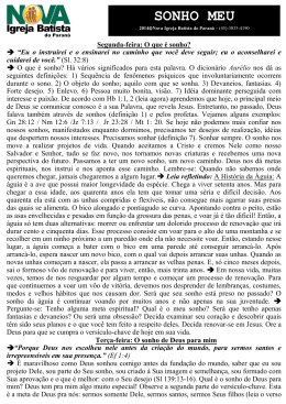 07.09 - Sonho meu