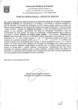 Federa&ccedil;&atilde;o Paulista de Futebol