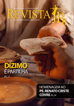 Revista JPII &ndash; JULHO - Par&oacute;quia S&atilde;o Pedro | Jacara&iacute;pe
