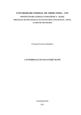 Publica&ccedil;&atilde;o - BDTD/UFU - Universidade Federal de Uberl&acirc;ndia