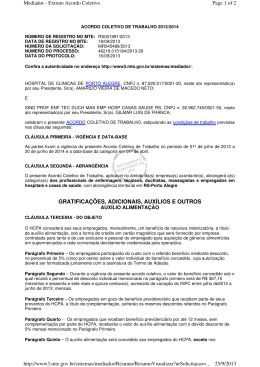 acordo coletivo hospital de clínicas de porto alegre 2013/2014