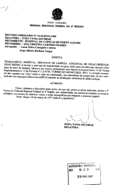 RECURSO oRDrNÁRIo N° 96.04.09231-ó/Rs