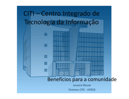 CITI – Centro Integrado de Tecnologia da Informação