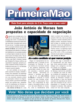 João Antônio de Moraes tem propostas e capacidade de negociação