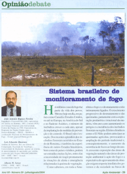 Jo&atilde;o Antonio Raposo Pereira - Monitoramento de Queimadas