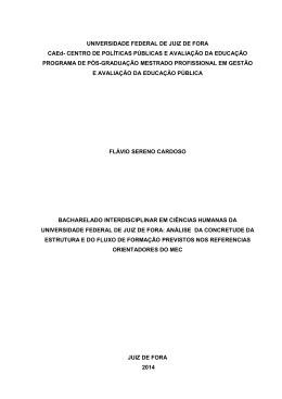 bacharelado interdisciplinar em ciências humanas da universidade