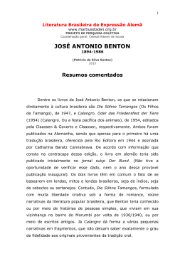 JOSÉ ANTONIO BENTON - Instituto Martius Staden