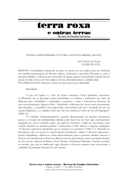 Poesia e Identidade Cultural em Mato Grosso do Sul