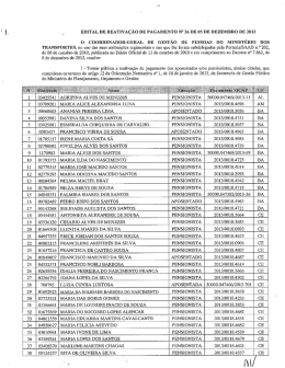 36/2013 - Ministério dos Transportes