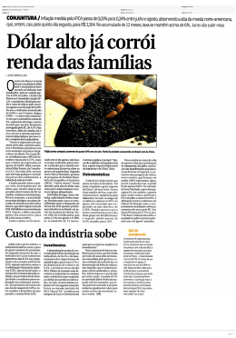 D&oacute;lar alto j&aacute; corr&oacute;i