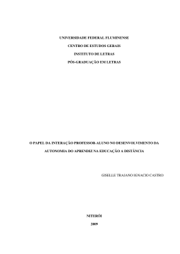 O papel da interação professor-aluno no desenvolvimento da