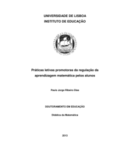 capítulo 1 - Repositório da Universidade de Lisboa