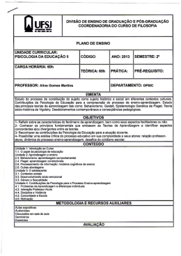 DIVISÃO DE ENSINO DE GRADUAÇÃO E PÓS