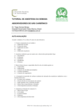 Absorvedores de CO2