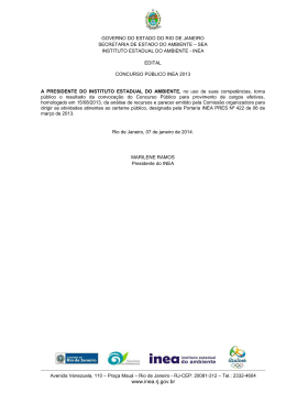 INEA0014884 - Governo do Estado do Rio de Janeiro
