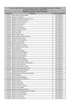 Inscri&ccedil;&atilde;o Candidato Crit&eacute;rio de Ingresso 374006714