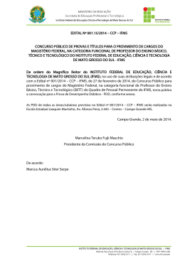 convoca&ccedil;&atilde;o para desempenho did&aacute;tico