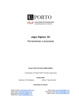 Jogos Digitais 3D: Ferramentas e processos