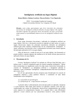 Intelig&ecirc;ncia Artificial em Jogos Digitais - DCA
