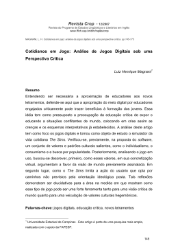 Letramentos multimodais críticos